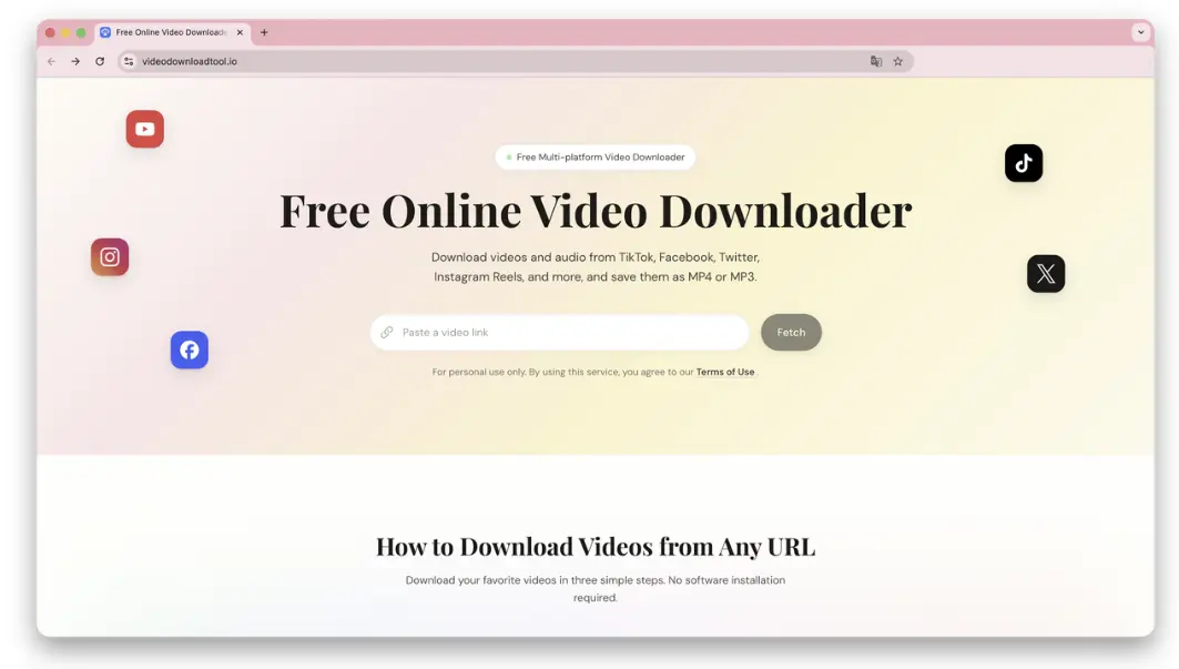 Abrir VideoDownloadTool