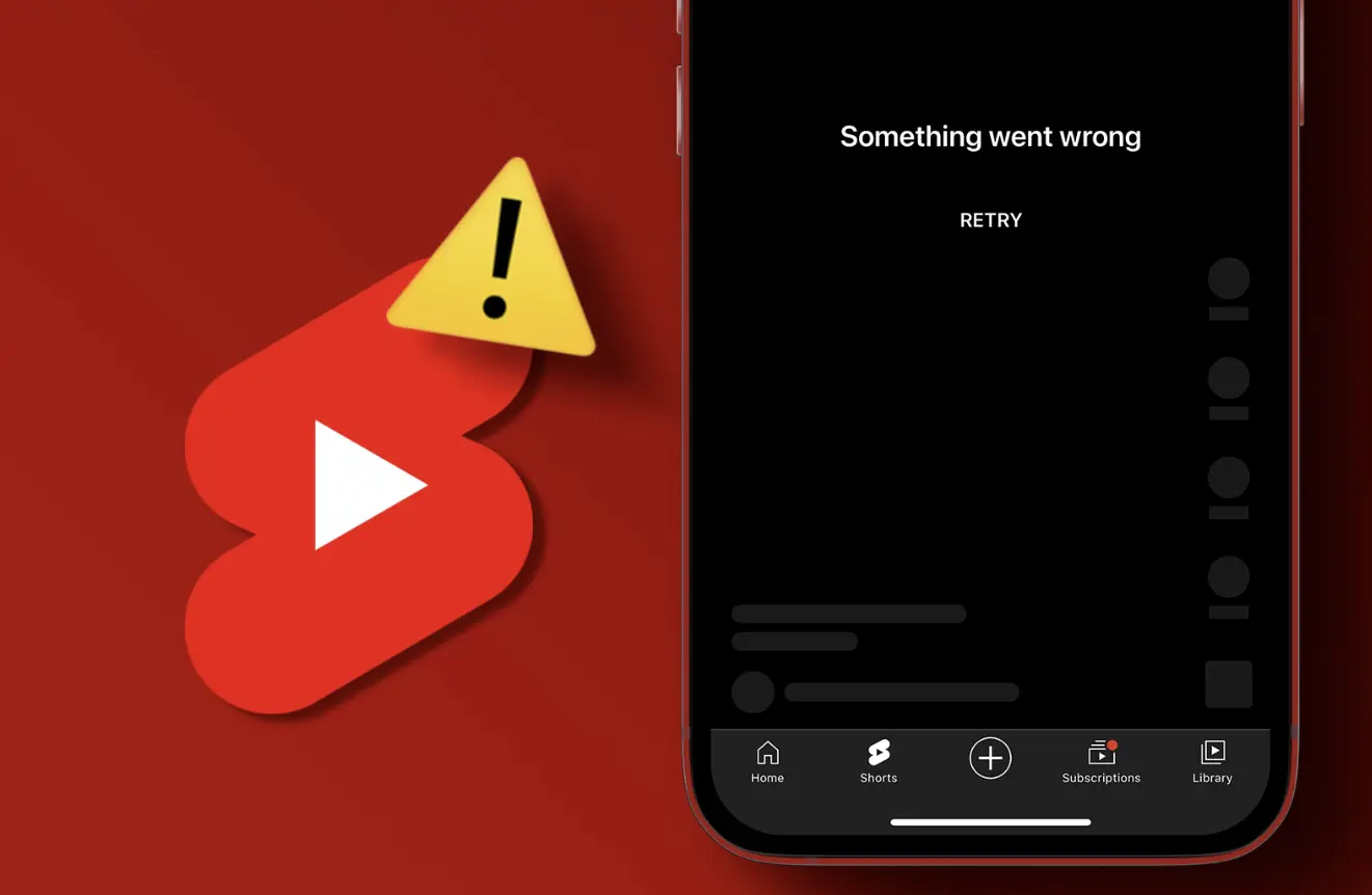 لماذا لا تعمل YouTube Shorts
