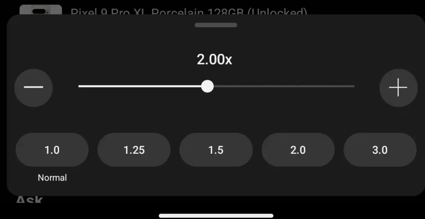 YouTube-Geschwindigkeitssteuerung